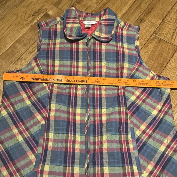 CJ Banks Womens Plus Size X Vest Multiple Colors Quilted Lightweight Pockets - Picture 8 of 8